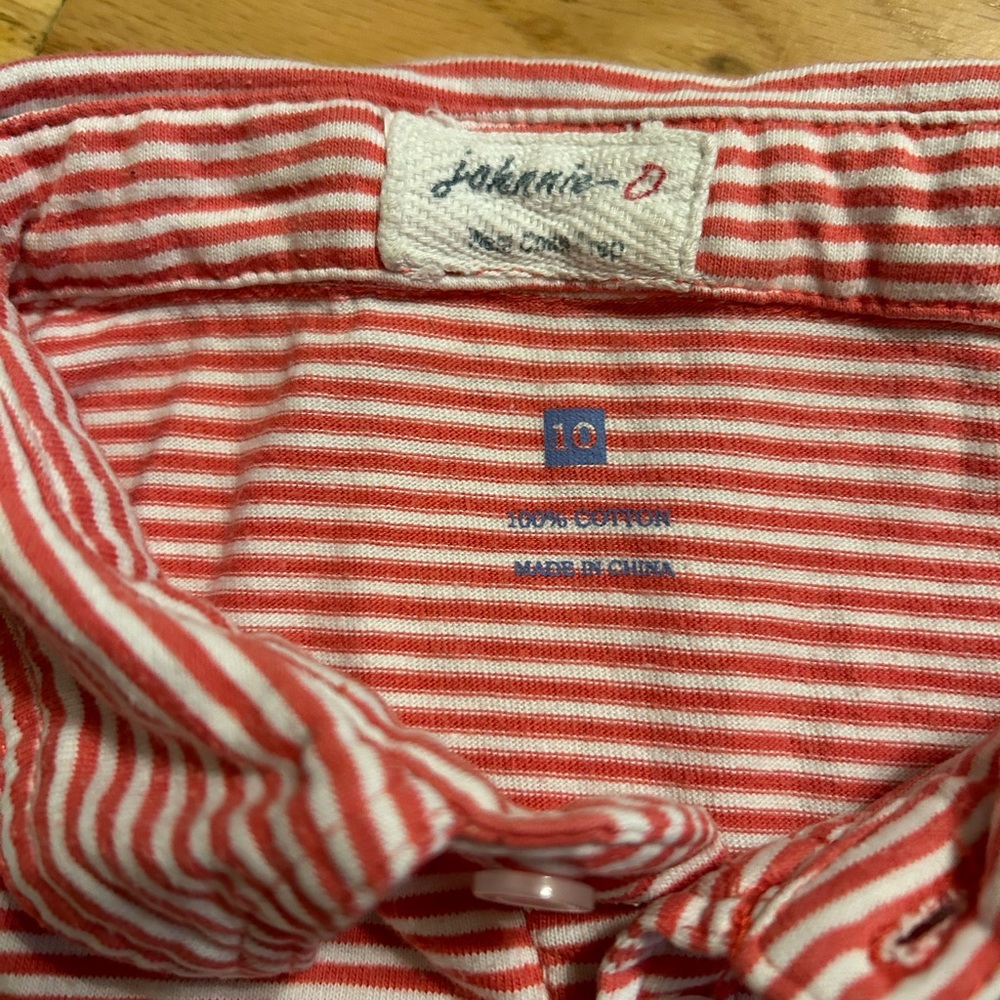 Johnnie-o polo shirt sz 10 - Picture 2 of 5